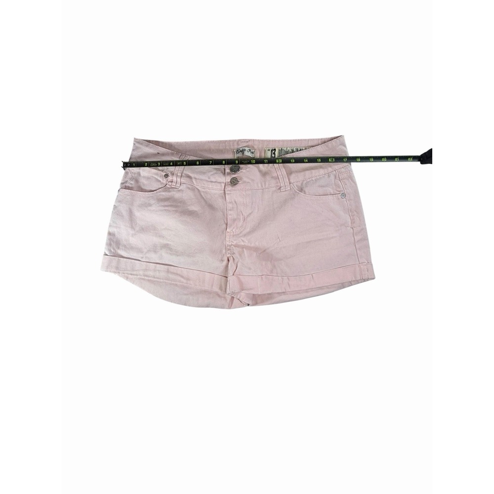 Indigo Rein Forever Orange Denim Cuffed Shorts Juniors 13 32"W 2" Inseam - Picture 8 of 8